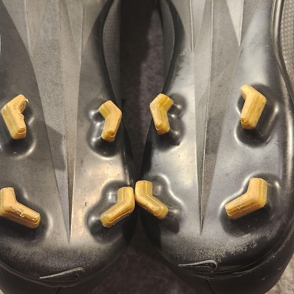 Nike Phantom VNM Soccer Cleat Shoes Mens Size 10.5 Black Gold FG Firm Ground - Picture 8 of 10